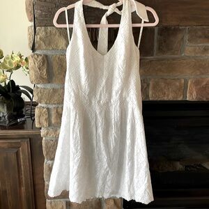 Lilly Pulitzer Joan Eyelet Halter Dress